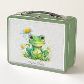 Floral Frog Metalen Lunchbox (Voorkant)