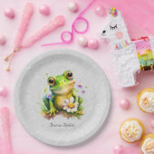 Floral Frog Paper Bord (Feest)
