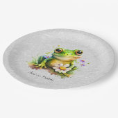 Floral Frog Paper Bord (Gekanteld)