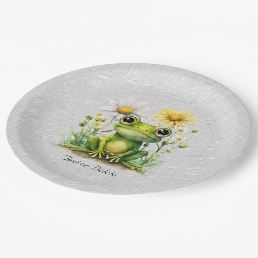 Floral Frog Paper Bord (Gekanteld)