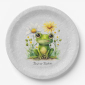 Floral Frog Paper Bord (Voorkant)