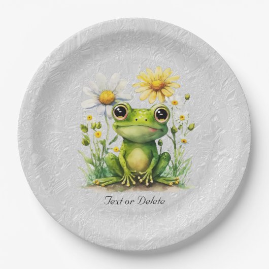 Floral Frog Paper Bord (Voorkant)