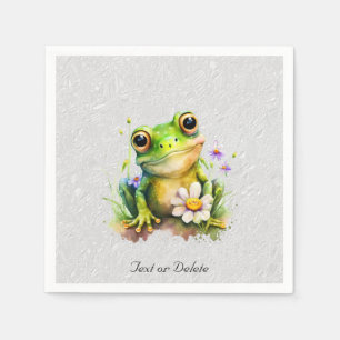 Floral Frog servetten