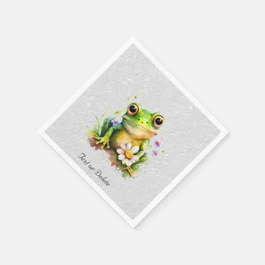Floral Frog servetten (Hoek)