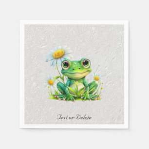 Floral Frog servetten
