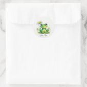 Floral Frog Sticker (Tas)