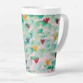 Floral Frolic Latte Mok (Rechterhoek)