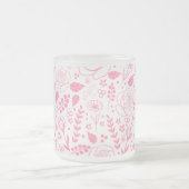 Floral Frosted Mok (Center)