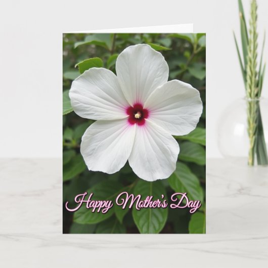 Floral Fuchsia Bloom Card Kaart (Voorkant)