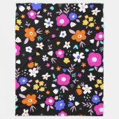 Floral Fun 60x80 Fleece Deken (Voorkant)