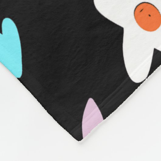 Floral Fun 60x80 Fleece Deken (Hoek)