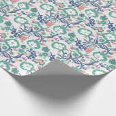 Floral Fun print wit Cadeaupapier (Hoek)