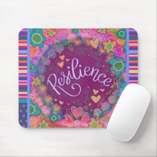 Floral Fun Resilience Moderne Streep Inspirivity Muismat