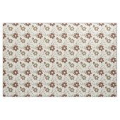 Floral Fun Retro Beige Stof (Fat Quarter)