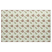 Floral Fun Retro Groen Stof (Fat Quarter)