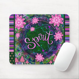 Floral Fun Spirit Moderne Stripe Inspirivity Muismat