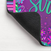 Floral Fun Stretch Moderne Streep Inspirivity Muismat (Hoek)