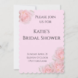 Floral Fun Vrijgezellenfeest Uitnodigen Kaart