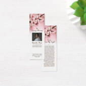 Floral Funeral Bladwijzer Sjabloon Mini Visitekaartjes (Bureau)