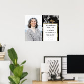 Floral Funeral Celebration of Life Fototeken Poster (Thuiskantoor)