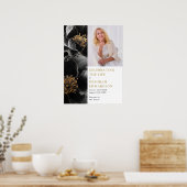Floral Funeral Celebration of Life Fototeken Poster (Keuken)