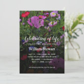 Floral Funeral | Levensbloem Kaart (Staand voorkant)