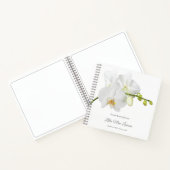 Floral Funeral Memorial Budget Guest Book Notitieboek (Binnen)