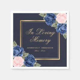 Floral Funeral Memorial Servet