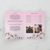 Floral Funeral Program Brochure Sjabloon (Binnen)