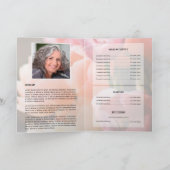 Floral Funeral Programme Sjabloon (Binnen)