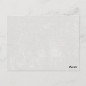 Floral Funeral Share a Memory Condolences Kaart (Achterkant)