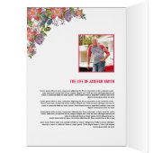 Floral Funeral Sjabloon (Binnen (Links))