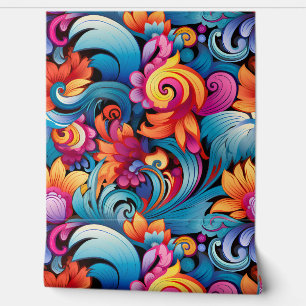 Floral Funkadelic Botanical Behang