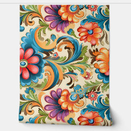 Floral Funkadelic Botanical Behang