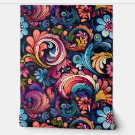 Floral Funkadelic Botanical Behang