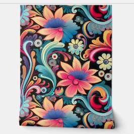 Floral Funkadelic Botanical Behang