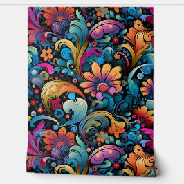 Floral Funkadelic Botanical Behang