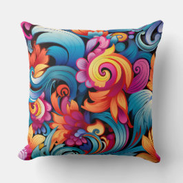 Floral Funkadelic Botanical Kussen