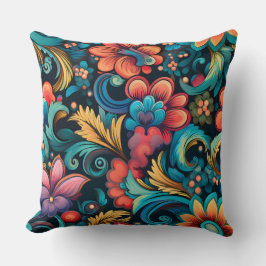 Floral Funkadelic Botanical Kussen