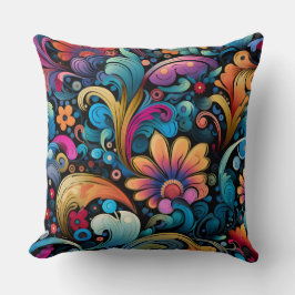 Floral Funkadelic Botanical Kussen