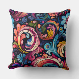 Floral Funkadelic Botanical Kussen