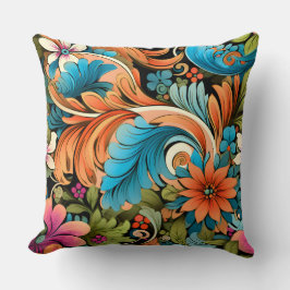 Floral Funkadelic Botanical Kussen