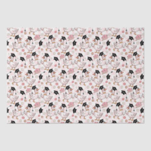Floral Funny Groovy Goose Afstuderen Tissuepapier