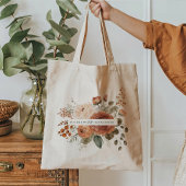Floral Future Mrs. Bride wordt een cadeau Tote Bag