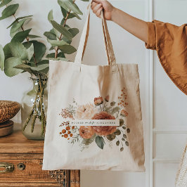 Floral Future Mrs. Bride wordt een cadeau Tote Bag