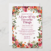 Floral Galentine's Valentijns Feestdagenkaart (Voorkant)