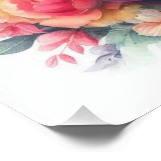 Floral Ganesha Zegen Goddelijke Kunst Foto Afdruk (Hoek)