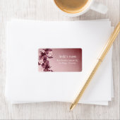  Floral Garden Adreslabel Etiket (Insitu)