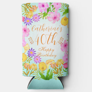 Floral Garden Aqua Seltzer Blikjeskoeler