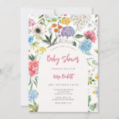 Floral Garden Arch Baby shower Kaart (Voorkant)